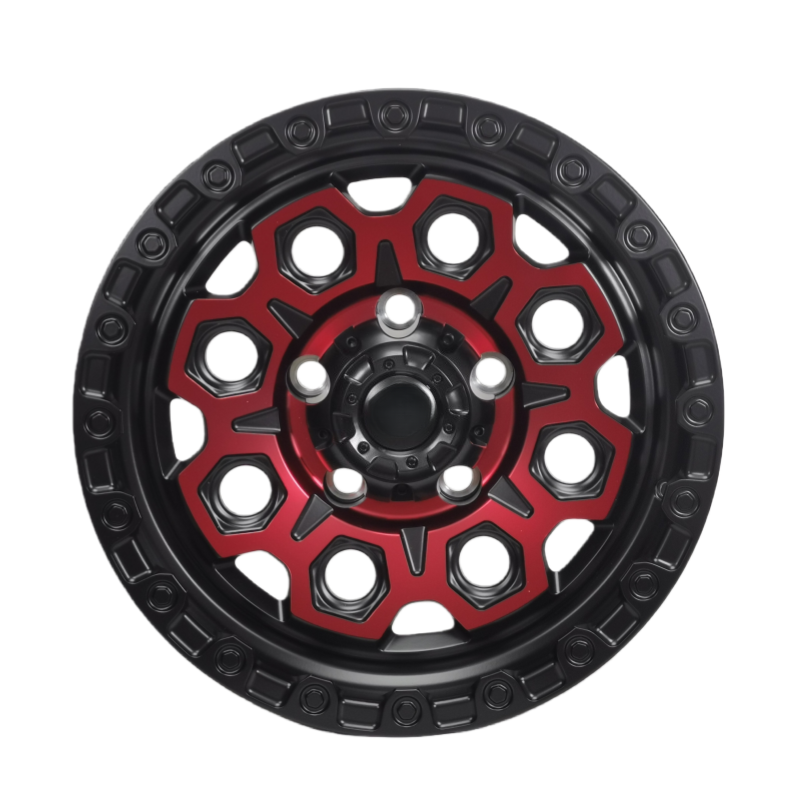 Off-road for red spray-painted hollow design